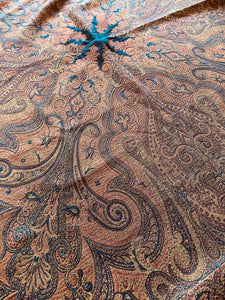 Große alte Decke aus dem Jugendstil Paisley