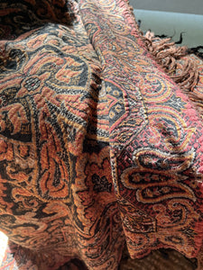 Decke aus dem Jugendstil Paisley Plaid