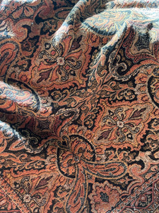 Decke aus dem Jugendstil Paisley Plaid